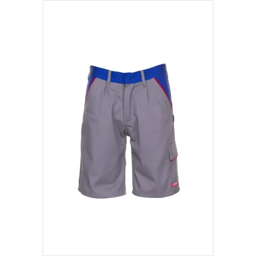 Planam Highline Shorts zink/kornblau/rot Gr. S, 2373044