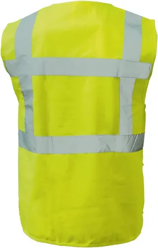vizwell Arbeitshose Arbeitsweste Warnschutzweste, RWS, Gelb Größe XXL (1-tlg)