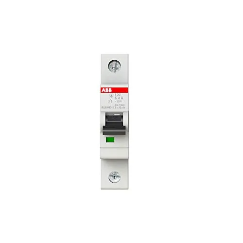 ABB S201-K4 K4 Sicherungsautomat proM compact - Sonstige Elektroinstallationsartikel mit patentierter Anschlussklemme für einfache Handhabung und sicherem Schutz vor Überlast und Kurzschluss, ideal für den weltweiten Einsatz.