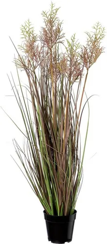 Kunstgras Reitgras im Topf, Creativ green, Höhe 104 cm - Elegantes Kunstgras für stilvolle Einrichtungen! Der Reitgrasbusch bringt natürliche Schönheit in dein Zuhause und ist pflegeleicht. Ideal für kreative Arrangements oder als Einzelstück im modernen Ambiente.