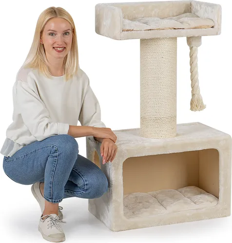 Happypet Kratzbaum MICK 103 cm für große Katzen von Happypet