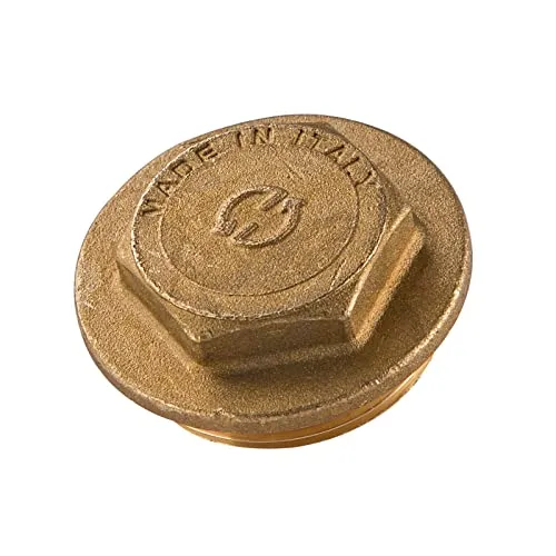 Stabilo-Sanitaer Messingstopfen 2 Zoll DN50 Rohrstopfen Stopfen Endstopfen Blindstopfen Messingfitting Messing Fitting Gewindefitting Rohrfitting