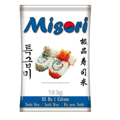 Kg Misori Calrose Reis - Sushi & Risottoreis Nummer 1 der USA - Hochwertiger Calrose Reis, ideal für Sushi und Risotto, mit hervorragender Klebrigkeit und Geschmack. Perfekt für kreative Küchen!