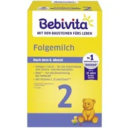 Bebivita Folgemilch 2 (ab 6 Monaten) 500g von Bebivita