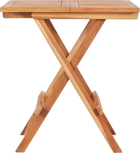 vidaXL Bistrotisch Klappbar aus Teakholz 60x60 cm