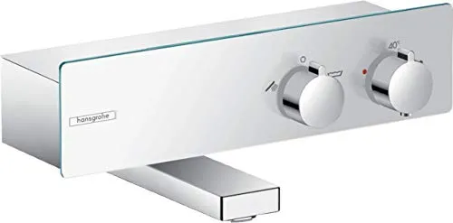 hansgrohe ShowerTablet 350 Wannenthermostat Aufputz 13107000 - Badarmaturen mit präziser Temperaturregelung und praktischem Ab-/Umstellventil für komfortables Duschen.