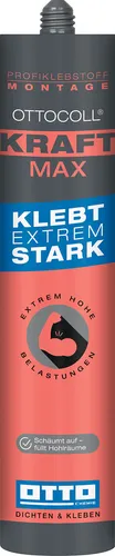 Ottocoll KraftMax - Extremfester Kraft-Klebstoff Montagekleber beige 310 ml
