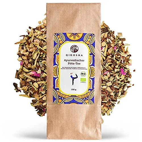 QIDOSHA® Ayurveda Pitta-Tee bio, 150 g loser Kräutertee in BIO-Qualität