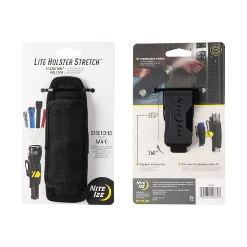 Nite Ize Lite Holster Stretch Taschenlampen-Halterung für Erwachsene, unisex