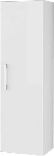 Badezimmersäule hängend weiß glänzend 125x33cm Soft-Closing Pinia