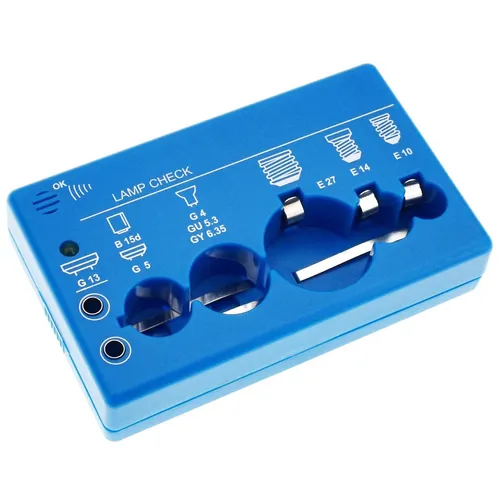Blanko Lampentester mit Ton für Glühbirnen und Halogenlampen, Halogentester