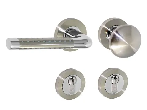 Türbeschlag 1200-M R WE Links Türdrücker Türgriffe Türklinke Türbeschläge