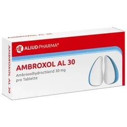 Ambroxol Al 30 Tabletten - Arzneimittel zur Schleimlösung bei Atemwegserkrankungen mit zähem Schleim. Ideal zur Behandlung von Bronchitis und Lungenproblemen.