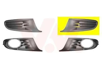 Van Wezel Lüftungsgitter, Stoßfänger ** Equipart ** 5863591