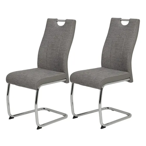 2er-Set Schwingstuhl grau von Roller