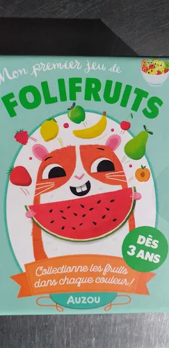 Auzou Mein Erstes Spiel Von Folifruits, Gesellschaftsspiel 3+, Farbe, Zählung