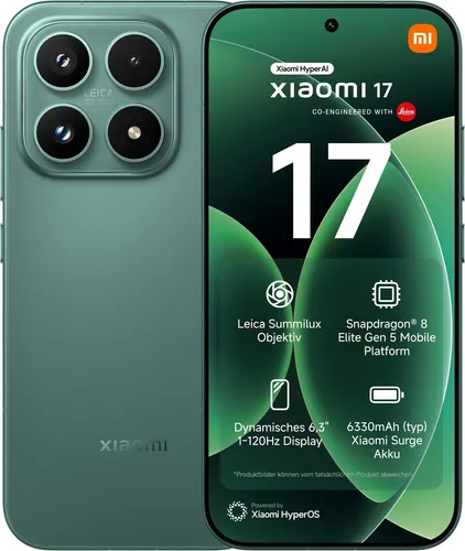 Produktbild XIAOMI 17 512 GB Venture Green Dual SIM
