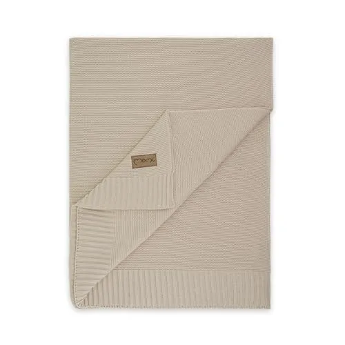 Momi Hug Baby- und Kinderdecke, Maße 80 x 110 cm, gemütliche Decke aus 50% Baumwolle und 50% Bambusfasern, Strickdecke für Kinderwagen, Kinderwagen und Wiege