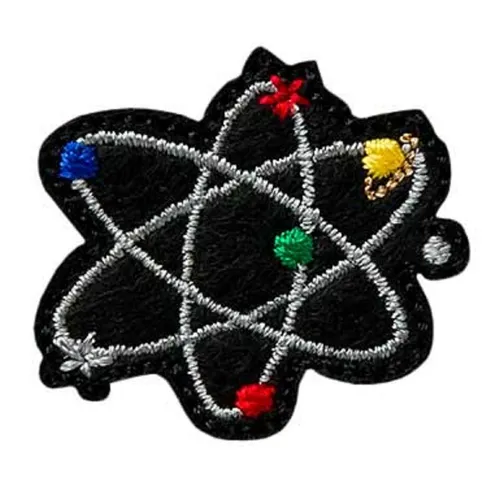 Mono Quick 02166 Atomium Applikation, Aufnäher, Bügelbild, Patch, Atom 