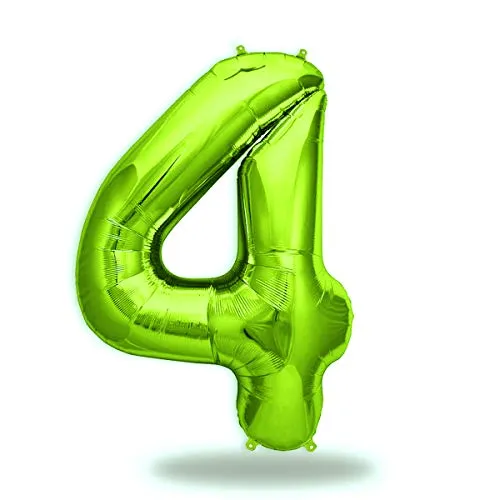 FUNXGO® folienballon zahl 4 Grün von FUNXGO
