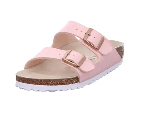 BIRKENSTOCK ARIZONA BIRKO-FLOR EMBOSS Rosa – Komfortable Damensandalen - Entdecken Sie die Birkenstock Arizona Sandalen in Rosa: Stilvoll, langlebig und mit anatomischem Fußbett für optimalen Tragekomfort. Perfekt für jeden Anlass und pflegeleicht!