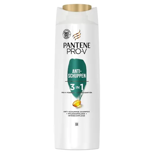 1x Pantene Pro-V Anti-Schuppen 3-In-1 Shampoo Pro-V Formel 400ml