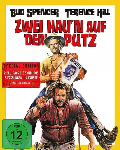 Hügel der blutigen Stiefel/Zwei haun auf den Putz -Mediabook # 2-BLU-RAY+CD-NEU