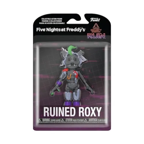 Funko Five Nights at Freddy's - Roxanne Wolf Action Figur - Hochwertige Vinyl-Figur aus der beliebten Five Nights at Freddy's Reihe. Ideal für Sammler und als Geschenk für Fans, perfekt für jede Sammlung.