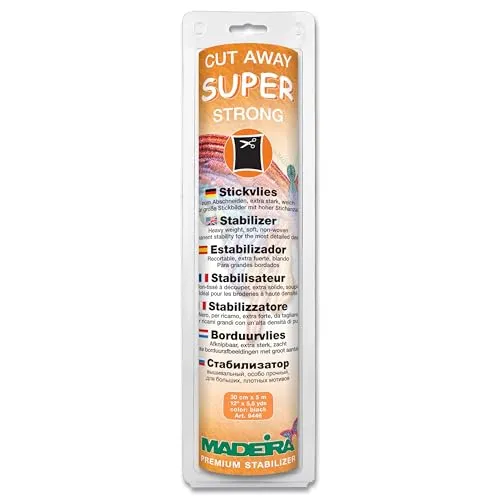 Produktbild Madeira 20990221 superstarke Stickunterlage zum Abschneiden, schwarz