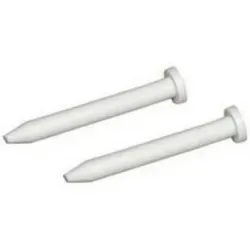 Ersatzteil - Scharnierstift für Tür x2 - Candy,hoover iberna, proline, thomson, selecline, fagor, haier, saba, zerowatt, essentiel b, crystal,