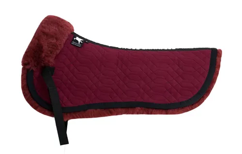 Engel Reitsport Sattelpad SAKIS1 - Lammfell & Baumwollsteppstoff - Reiten - Hochwertiges Sattelkissen aus 60% Lammfell und 40% Baumwollsteppstoff für optimalen Komfort und Schutz beim Reiten.