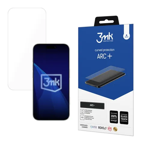 3MK ARC+ Displayschutzfolie aus gehärtetem Glas mit Beschichtung für Apple iPhon
