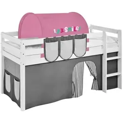 Lilokids Tunnel Paw Patrol, Rosa, Textil - Robuster Tunnel für Kinderhochbetten in Rosa mit 'Paw Patrol'-Design. Einfach zu montieren und waschbar bei 30°C. Ideal für kreatives Spielen im Kinderzimmer und perfekt passend zu Lilokids Betten.