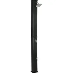 Outsunny Solarbeheizte Dusche ABS - Duschen im Freien mit hohem Wasserdruck und warmem Wasser bis 60°C. Ideal für entspannte Abkühlungen an heißen Tagen.