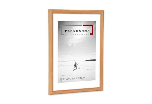 Panorahma Bilderrahmen Holzbilderrahmen Berlin, schmale Leiste, klassisch elegant, 5 Farben, für 1 Bilder (1 Rahmen), sehr schmal