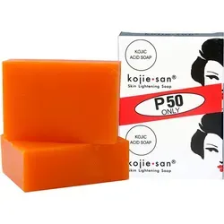 Kojic Acid Seife (2x65g) - Feuchtigkeitsspendende Seife für Gesicht und Körper, unterstützt die Hautpflege und sorgt für ein frisches Hautbild. Ideal zur täglichen Anwendung für eine sanfte Reinigung.
