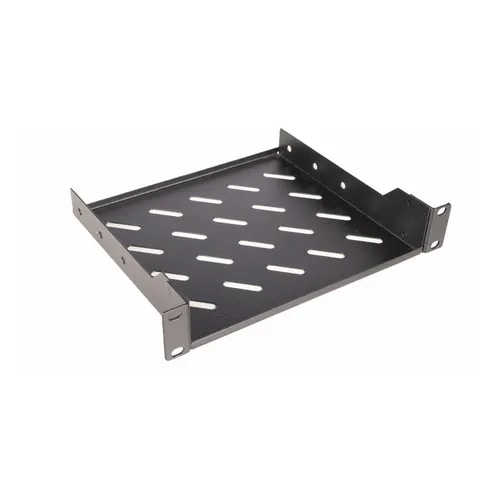 Equip Fester Fachboden 10 - 1HE, 200mm, Schwarz, stabil und ideal für Serverschränke zur optimalen Nutzung des Stauraums