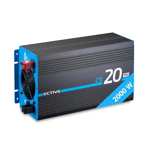 ECTIVE Wechselrichter 12V auf 230V CSI PRO 20-2000W von ECTIVE