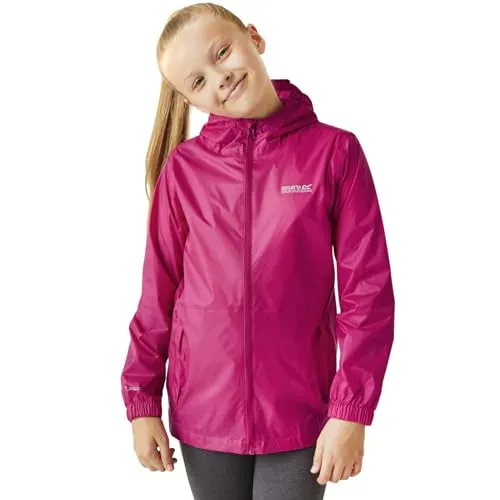Regatta Unisex Kinder Kid Pk It Jkt Iii Jacke, Cabaret, 11 Jahre EU - Funktionsjacke aus wasserdichtem, atmungsaktivem Polyamidgewebe mit langlebiger Beschichtung und verschweißten Nähten – perfekt für aktive Kinder.