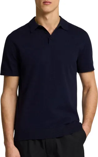SELETED HOMME SLHBERG SS Knit Polo NOOS - Hochwertiges gestricktes Poloshirt für Herren mit Kragen, Knöpfen und Kurzarm – ideal für lässige Outfits.