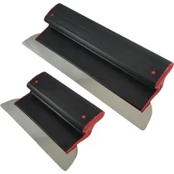 Set Flächenspachtel Edelstahl, Flexibel Blatt 0,3mm Kunstoffgriff Ergo Ergoplast 400+800mm - Contoo