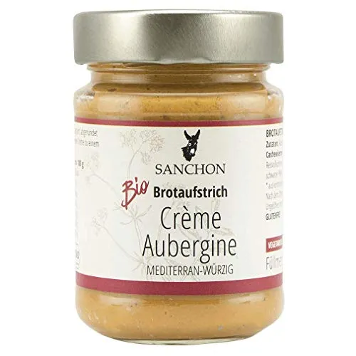Bio Brotaufstrich Crème Aubergine, Sanchon (1 x 190 gr)