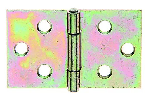 STÜCK GAH Stahl Scharnier 30 mm - Hochwertiges verzinktes Scharnier aus Stahl, ideal für langlebige Anwendungen und vielseitig einsetzbar in Möbeln und Türen.