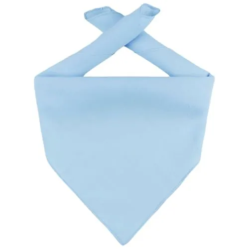 Hutshopping Bandana Tuch Bandanatuch Baumwolltuch Halstuch Bandanas Kopftücher (One Size - hellblau)