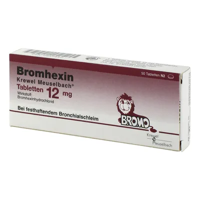 HERMES Arzneimittel GmbH BROMHEXIN Krewel Meuselb.Tabletten 12mg 50 St 02859442