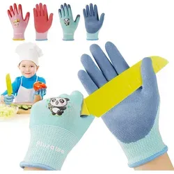 Schnittfeste Kinderhandschuhe, entsprechen den EU-Normen, geeignet für Radfahren im Freien, Gartenarbeit, Basteln und mehr.2 Paar,XS,S,M,L