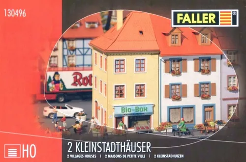 Faller 130496 H0 Bausatz Zwei Kleinstadthäuser von Faller