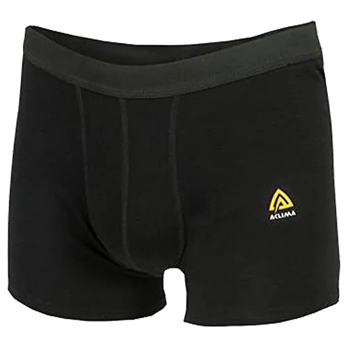 Aclima Herren WarmWool Boxer, Jet Black, M