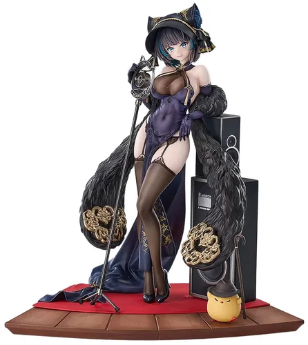 Azur Lane Cheshire Cait Sith Crooner Figur 9,4 Zoll 1/7 Maßstab - Hochwertige Actionfigur aus dem beliebten Franchise Azur Lane. Mit einer beeindruckenden Höhe von 9 Zoll und detailgetreuer Ausführung ist sie ein Muss für Sammler und Fans.