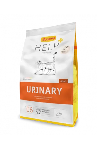 Josera Cat Help Urinary 10 kg - Diätfutter für Katzen - Katzenfutter zur Unterstützung bei Struvitsteinen - Fördert einen sauren Harn-pH-Wert und enthält einen Phytogen-Komplex aus Cranberry und Brennnessel für gesunde Harnwege.